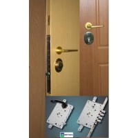 Metāla durvis ar slēdzeni-zirneklis MOTTURA 87.975+cilindra mehānisms 